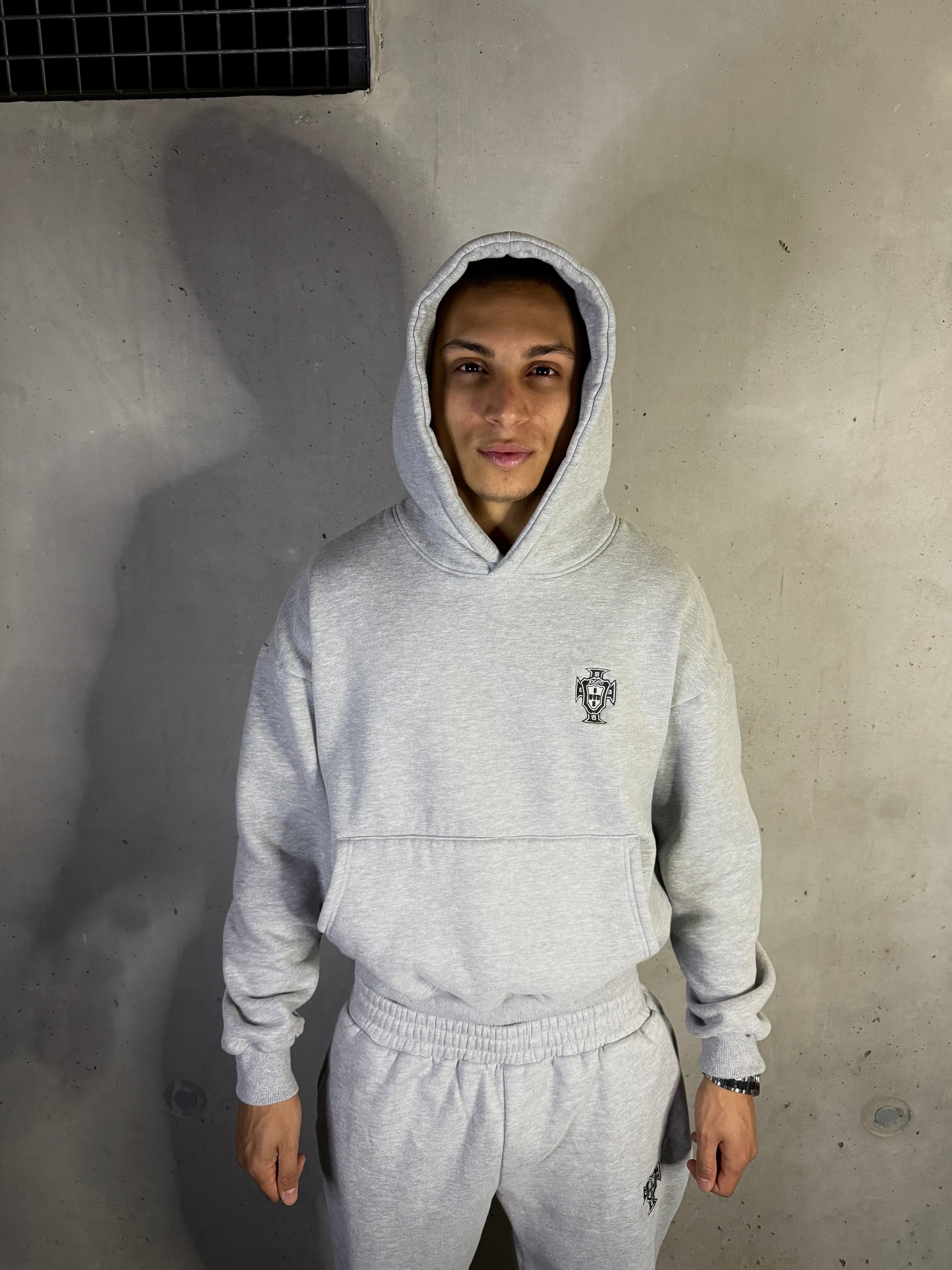 (1 week preorder) Portugal Hoodie Gray